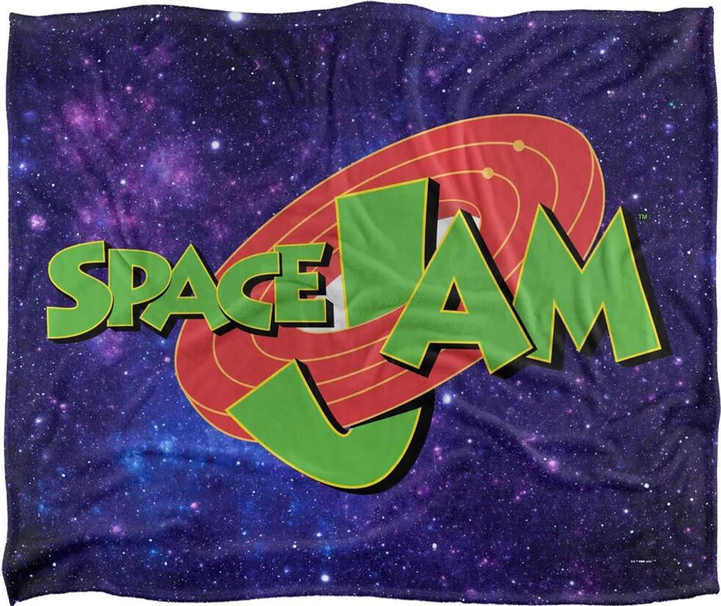 Plaid Multicolore Space Jam Logo TV19332 - Couverture Douce Grand Format