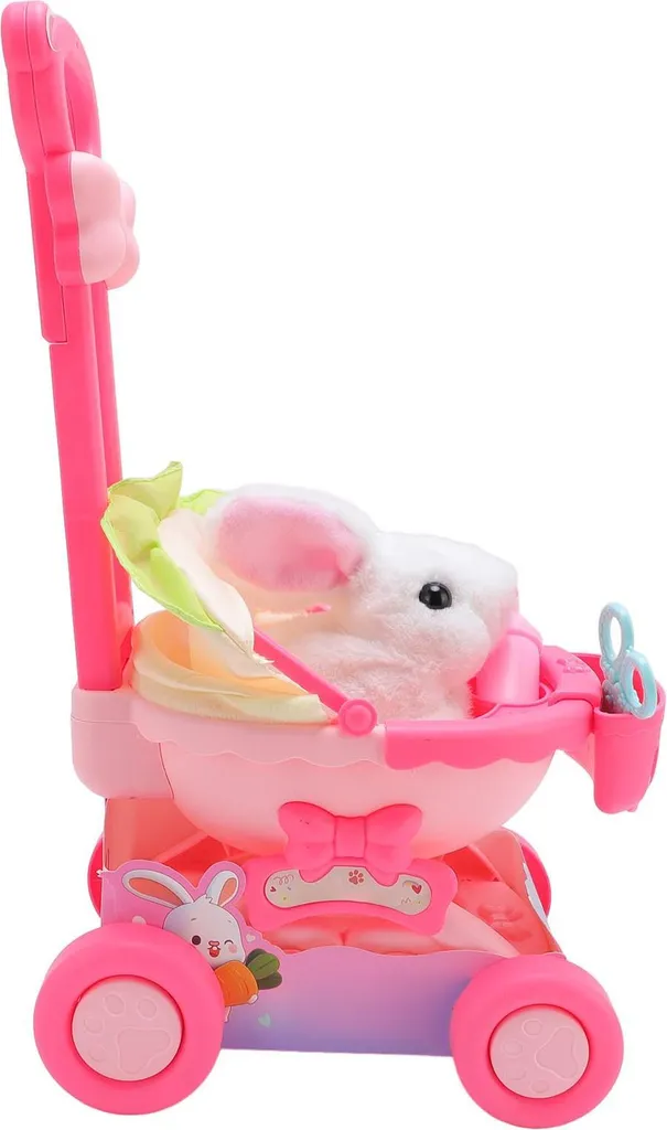 Lapin en peluche interactif électrique : fini l'ennui des tout-petits