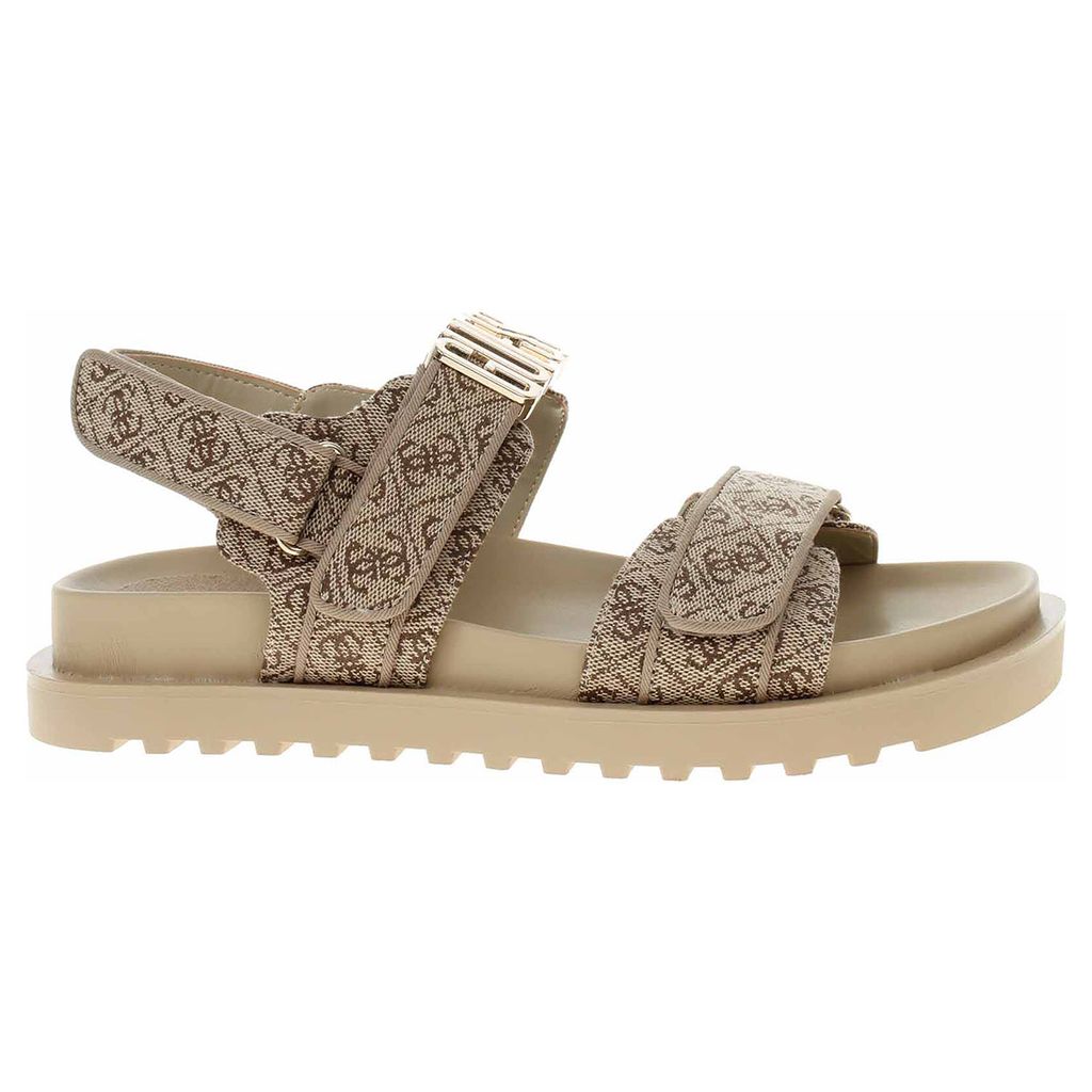 Guess Damen Sandale Fabelis2 beige braun