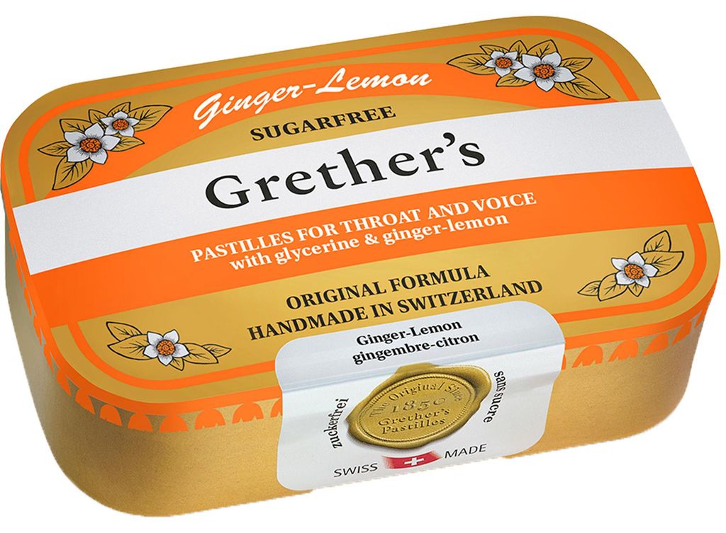 Grether's Pastilles 7614700040254, Citroen, Lolly, Geel, Productafbeelding 