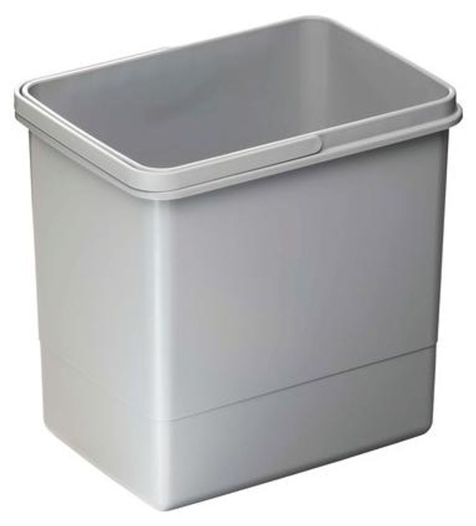 CENTA Mülleimer Cursa aus Kunststoff 15 Liter grau Produktbild 