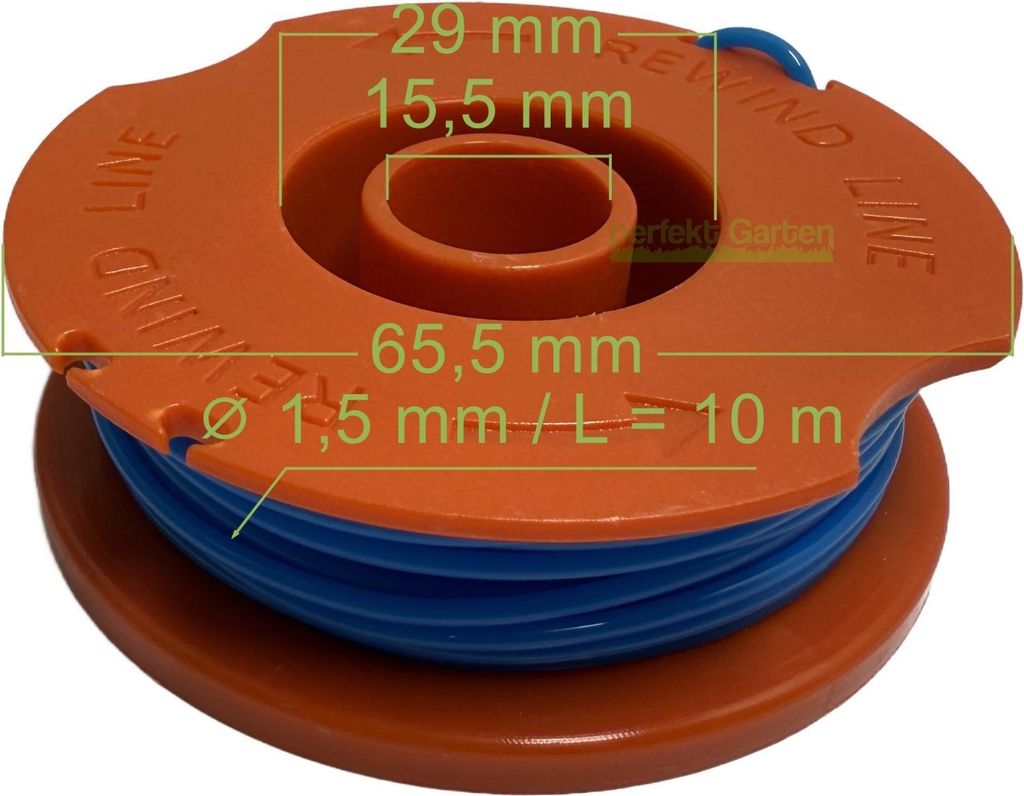 Fadenspule für Flymo Multi Trim 200 250 300 / 5137651-01 5137651-03 Motorsense