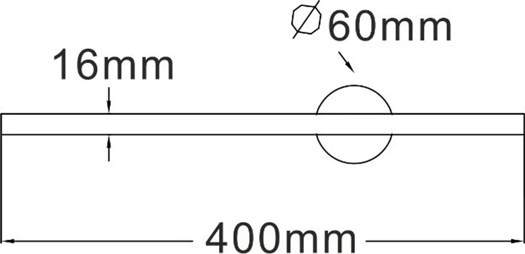Applique LED noire Troy Zuma Line : Éclairage moderne gain de place 6W