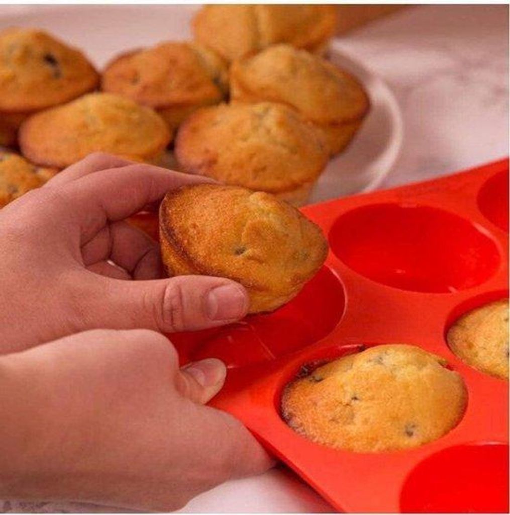 Minimuffin-Backform 24 Cups Silikon Multi Farbe
