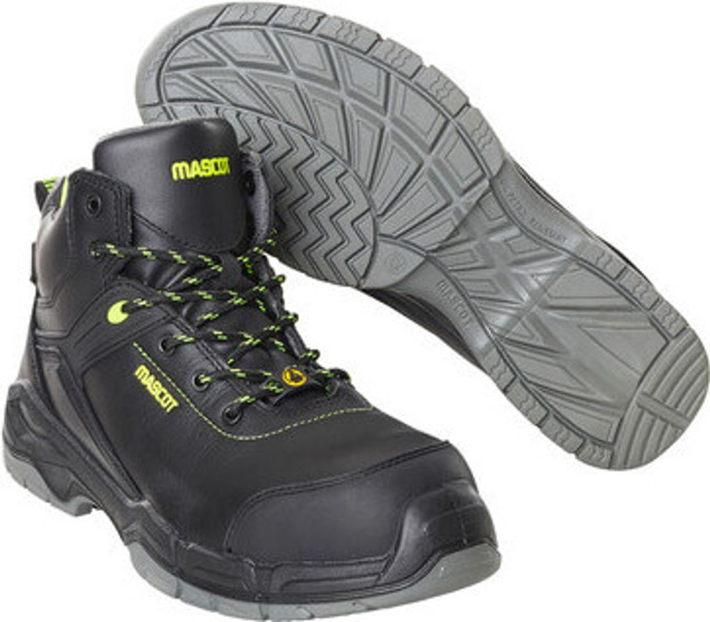 Mascot MASCOT FOOTWEAR FIT Sicherheitsstiefel Mid F0143-902 S3 ESD SRC DGUV Gr.39 schwarz