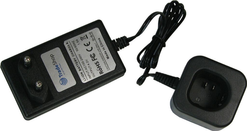 Trade-Shop 3,6V Li-Ion Akku Ladegerät Ladestation Produktbild 