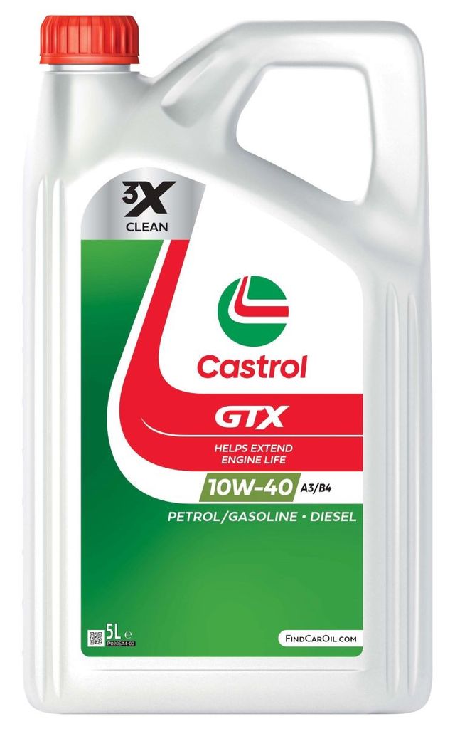 Castrol GTX 10W-40 A3/B4 5 Liter