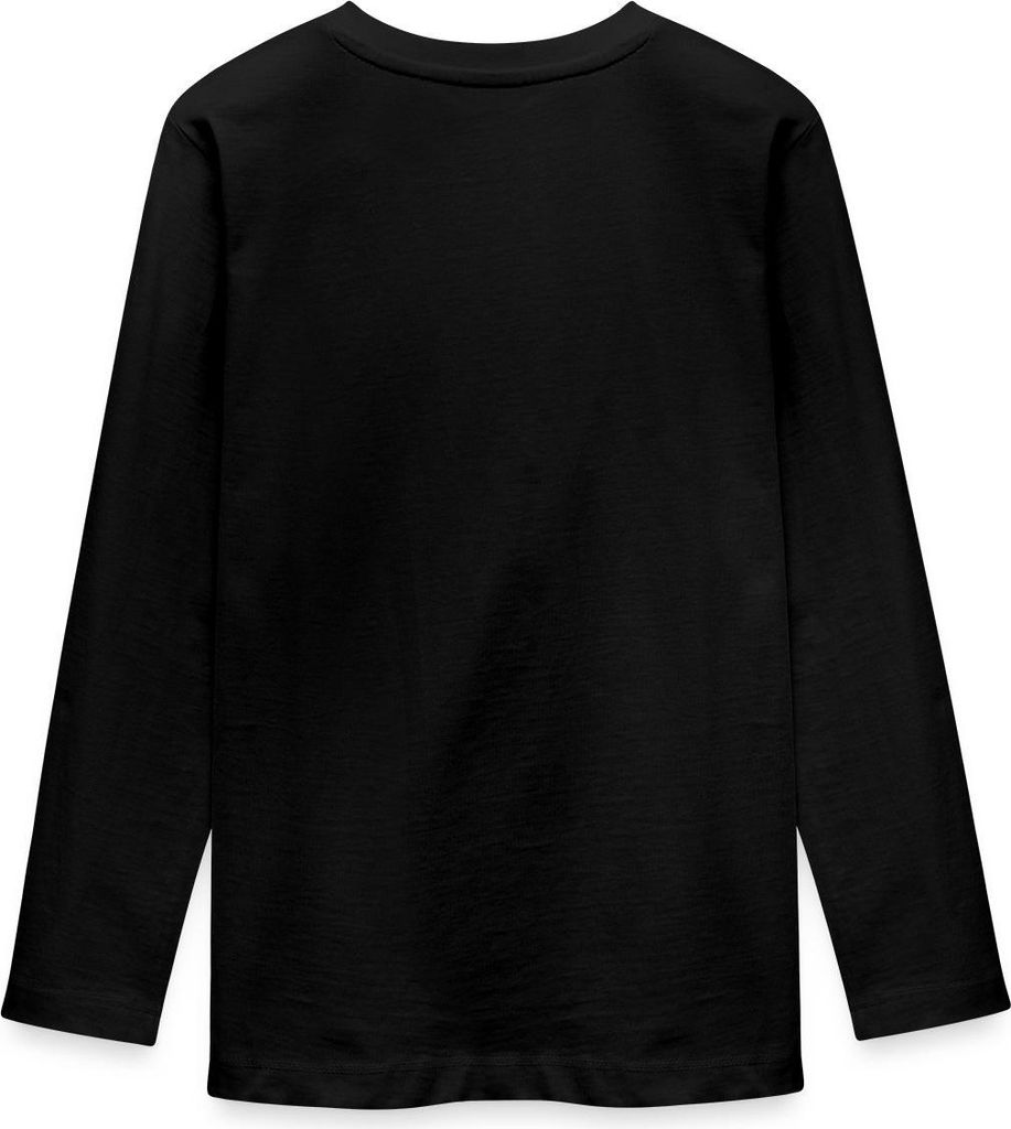 Spreadshirt Harry Potter Ollivanders Geschäft Grünes Logo Teenager Premium Langarmshirt, 158/164 (12 Jahre), Schwarz