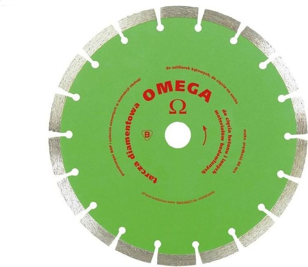 Omega Segmentierte Diamantklinge 230 Mm - Td-230 Omega