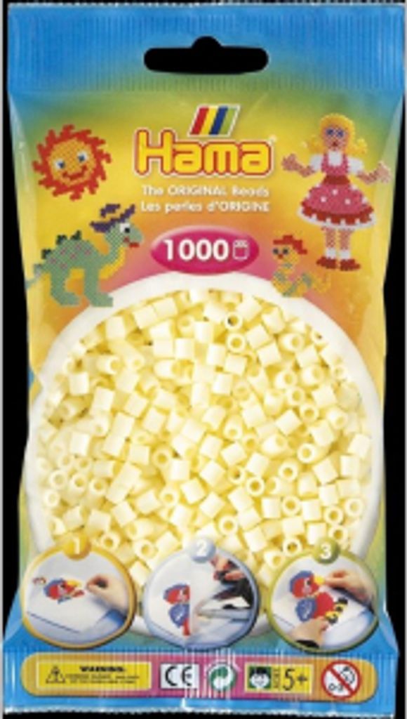 Svazek korálků Hama 207-02, 1000 ks, krémová barva Obrázek produktu 3