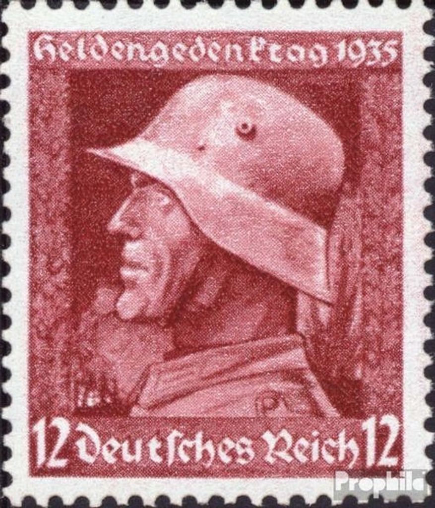 Briefmarken Deutsches Reich 1935 Mi 570y gestempelt Heldengedenktag