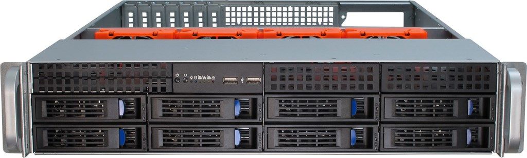 Inter-Tech IPC 2U-2408, Skriňa, Server, Čierna, Nerezová Obrázok produktu 