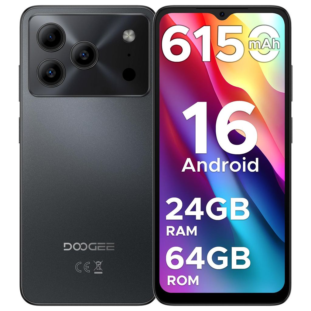 DOOGEE Note 56 Smartphone Handy, Android 16, 6,56" 90Hz Produktbild 