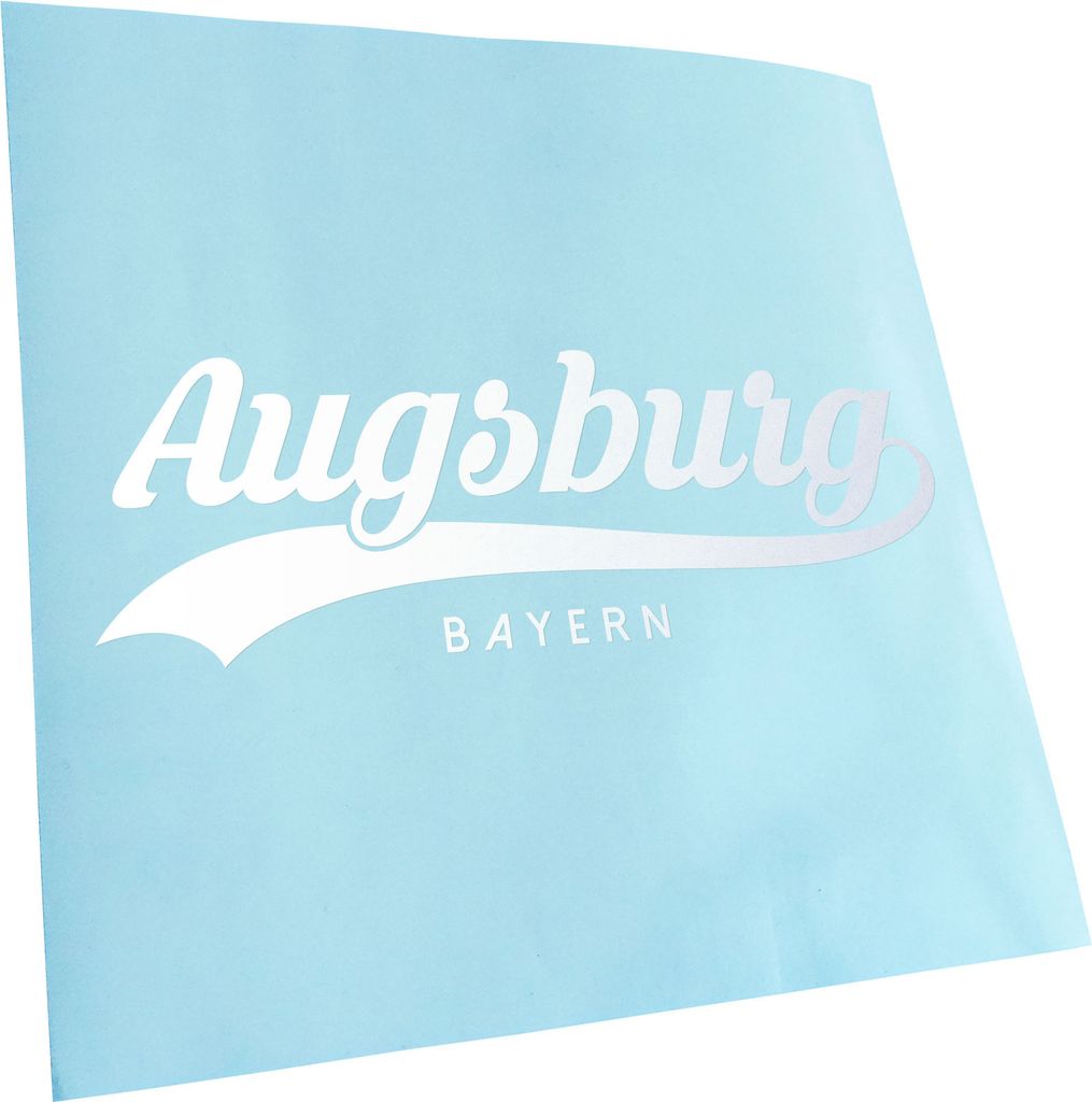 Kiwistar - Autoaufkleber - Augsburg Bayern - Gold - 30x10cm - Aufkleber für Auto, Laptop, Fahrrad, LKW, Motorrad mehrfarbig JDM Decal Racing