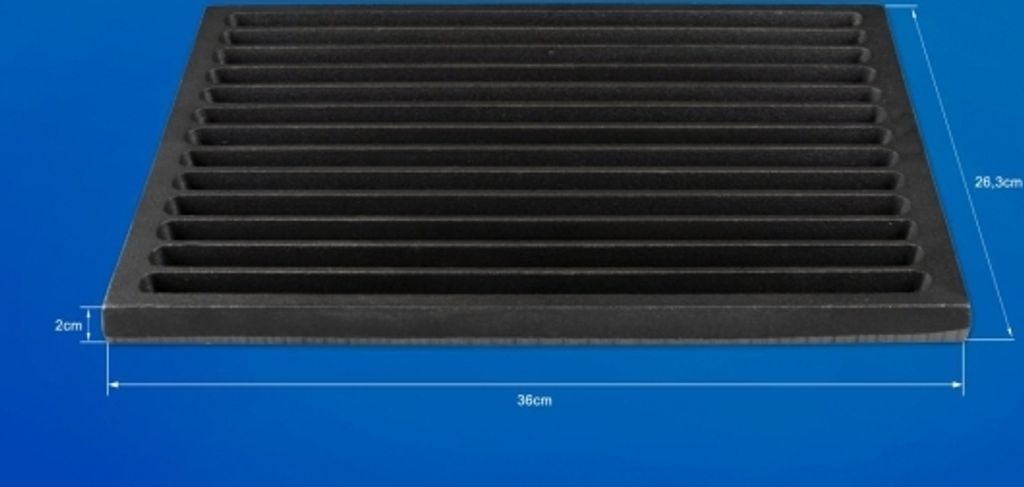 Kaminrost Feuerrost Ascherost Gussrost verschiedene Grössen - Maße: 26 x 36 cm