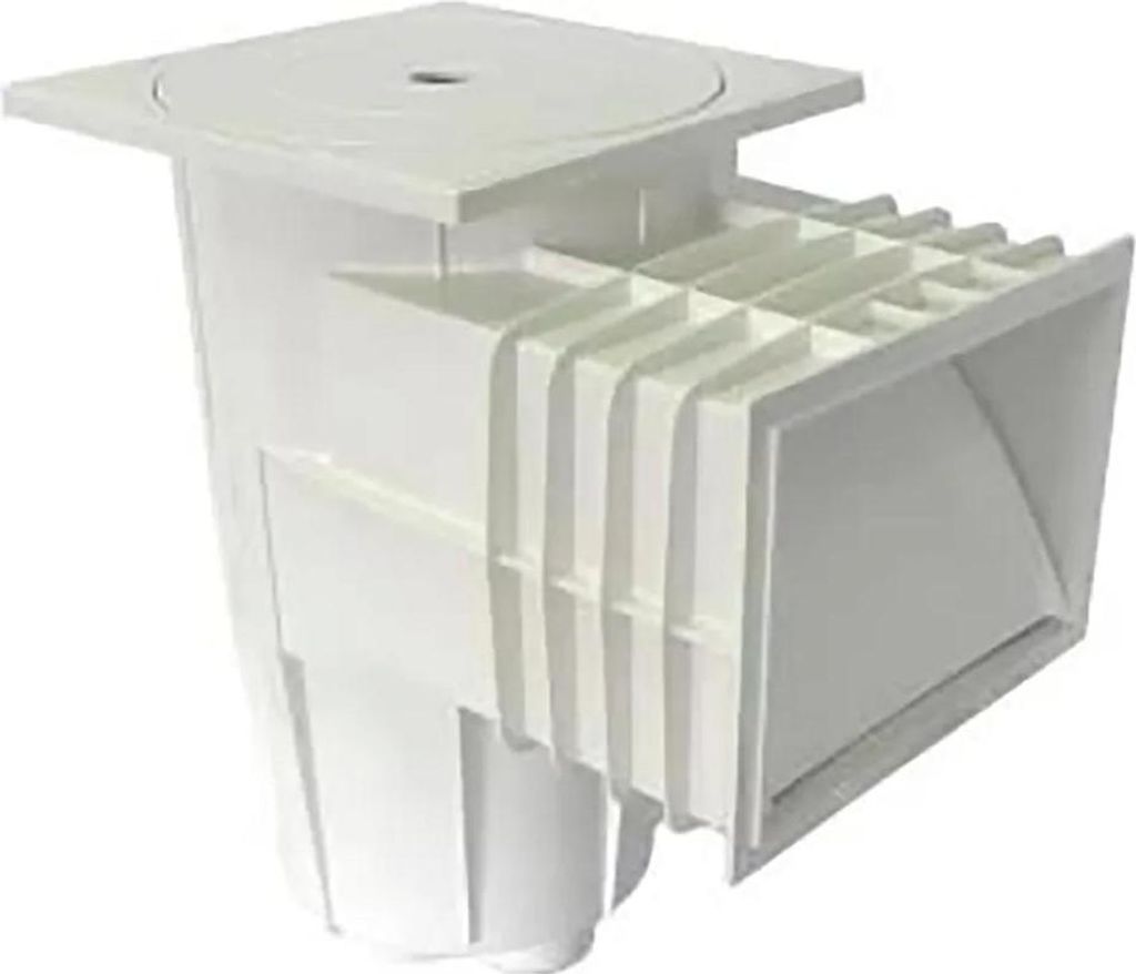 Astralpool 00250 Skimmer Standardöffnung Quadratische Abdeckung 15l Durchsichtig Durchsichtig One Size