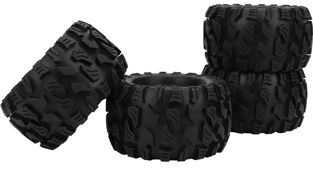 Roues Complètes avec Pneus et Jantes Nylon 1/10 pour Voitures ZD Racing