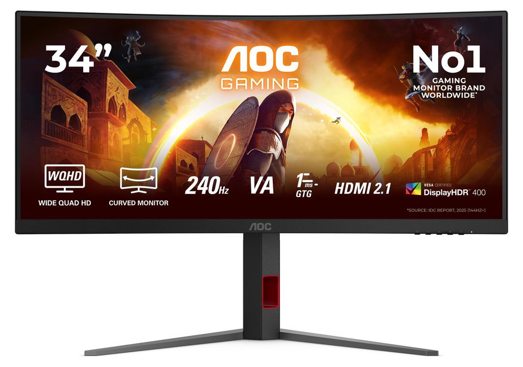 AOC G4 CU34G4Z Computerbildschirm 86,4 cm (34") 3440 x 1440 Produktbild 