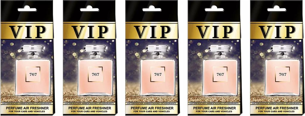5x Auto Duft VIP-767, Lufterfrischer Auto,Duftbaum auto,Auto zubehör,Duftspender
