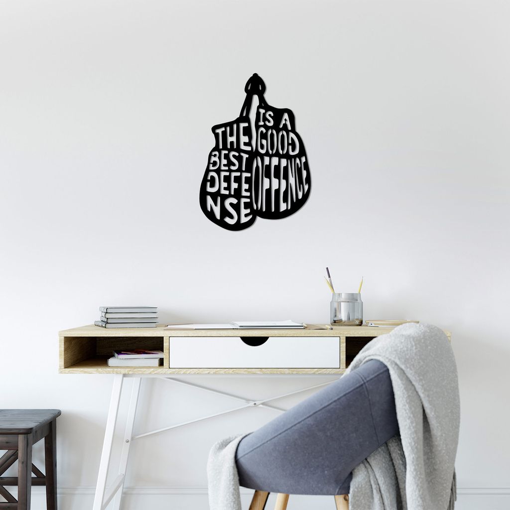 Wallity, The- TNL3133, Schwarz, Sonstige Wohndekorationen, 50 x 70 cm, 100% Metall (Dicke: 1
