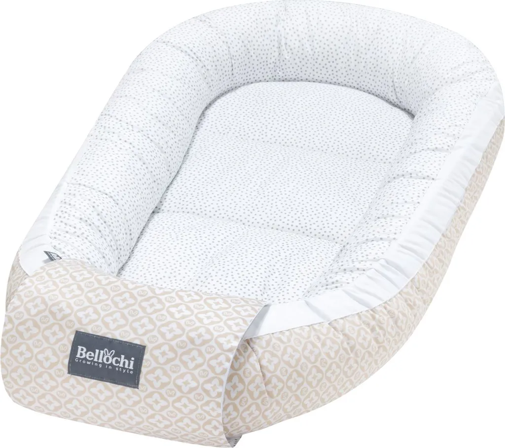 Cocon de Sommeil Bébé Nomade - Nid d'Ange Bellochi LUI DOT 100% Coton