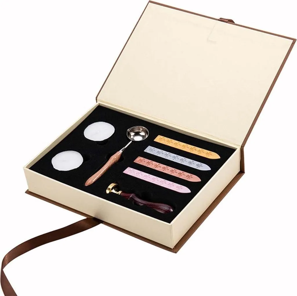 Set Sigillo Ceralacca INF Retro: Kit Completo Stile d'Epoca per Collezionisti