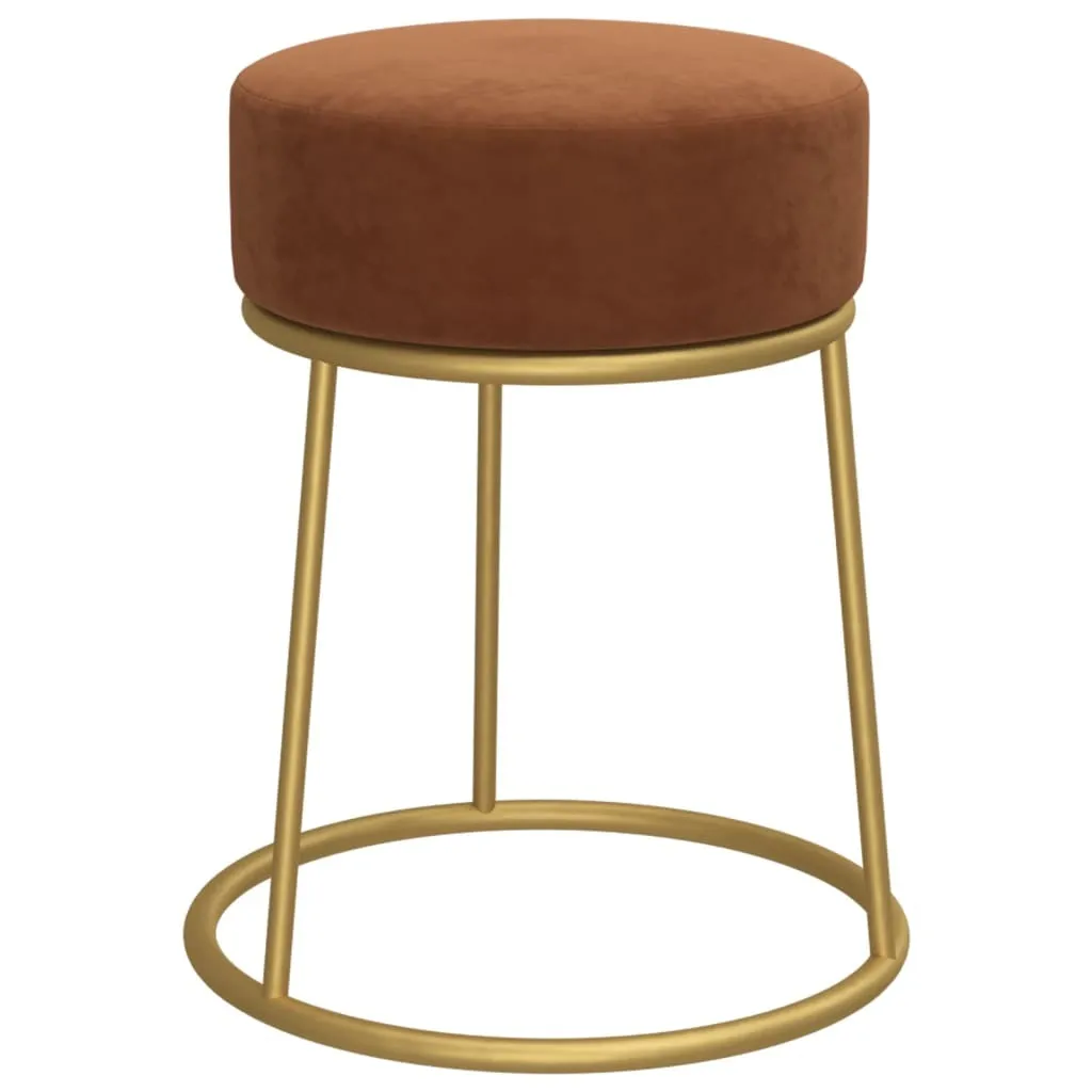 SYFAX™ Sgabello Velluto Marrone | Design Moderno e Lusso Accessibile