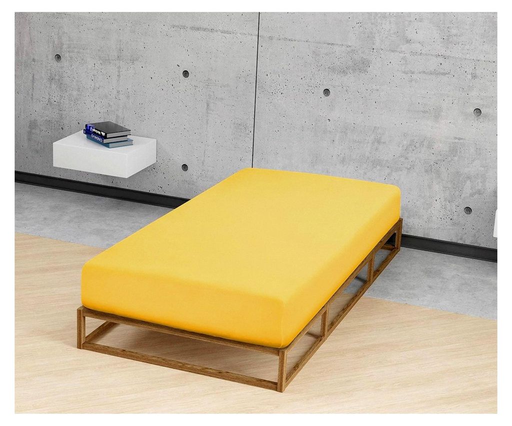 Spannbetttuch Jersey Stretch 140x200 cm - 160x200 cm, Honig