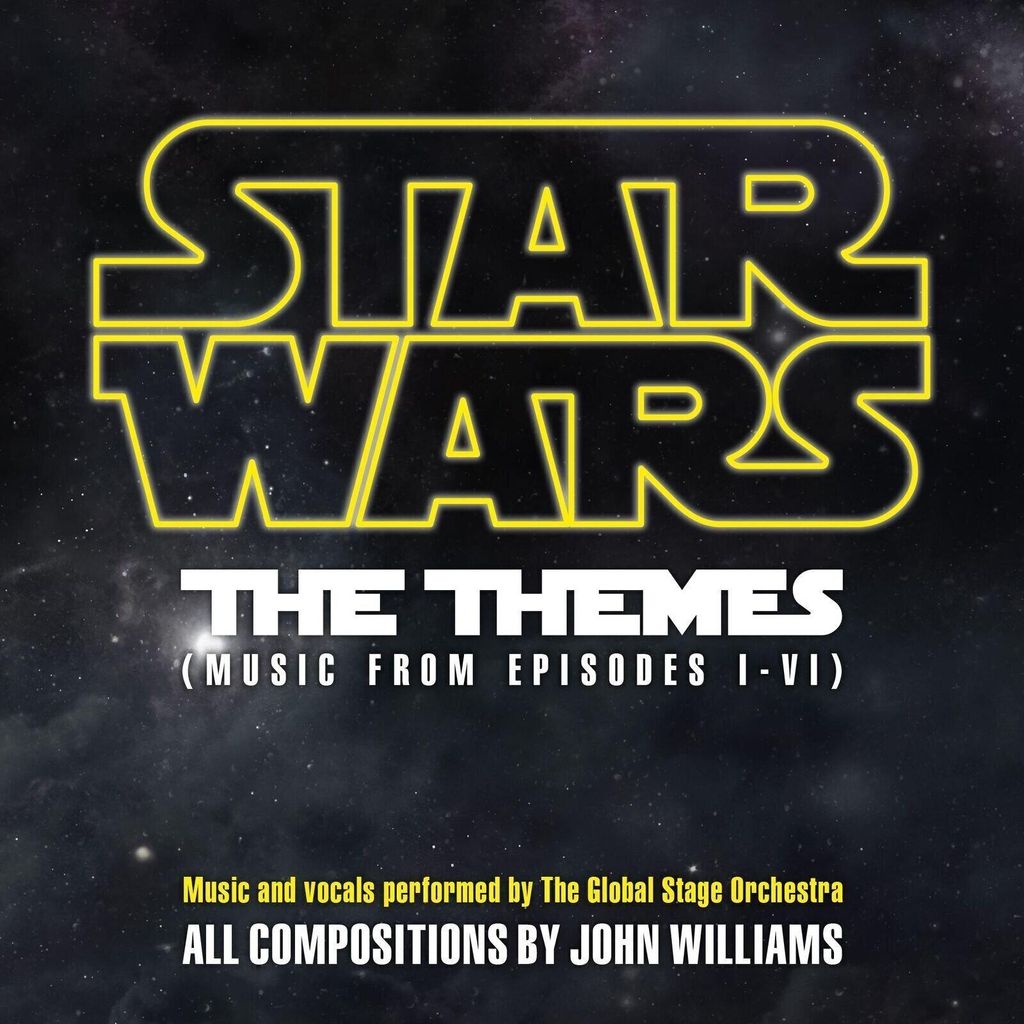 Global Stage Orchestra - Star Wars - The Themes (Limited Edition) (Crystal Clear & Black Coloured) (180 g) (LP)