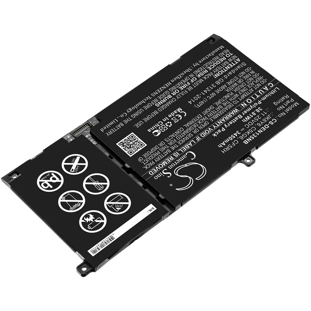 Batteria Dell JK6Y6 Compatibile - TECHTEK Alta Qualità al Miglior Prezzo - 2