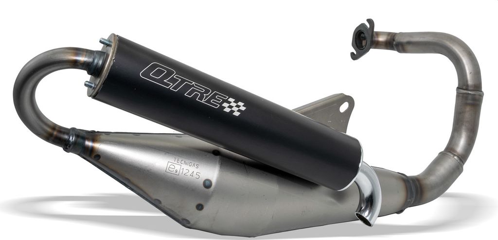 Tecnigas Auspuff Q-TRE mit Zulassung kompatibel mit Peugeot stehend