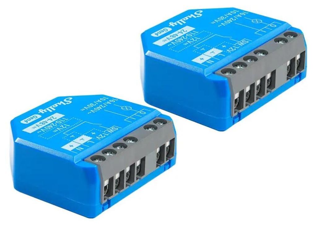 Shelly 1 Gen4 - WLAN Smart Relais Schalter, Potentialfreier Produktbild 