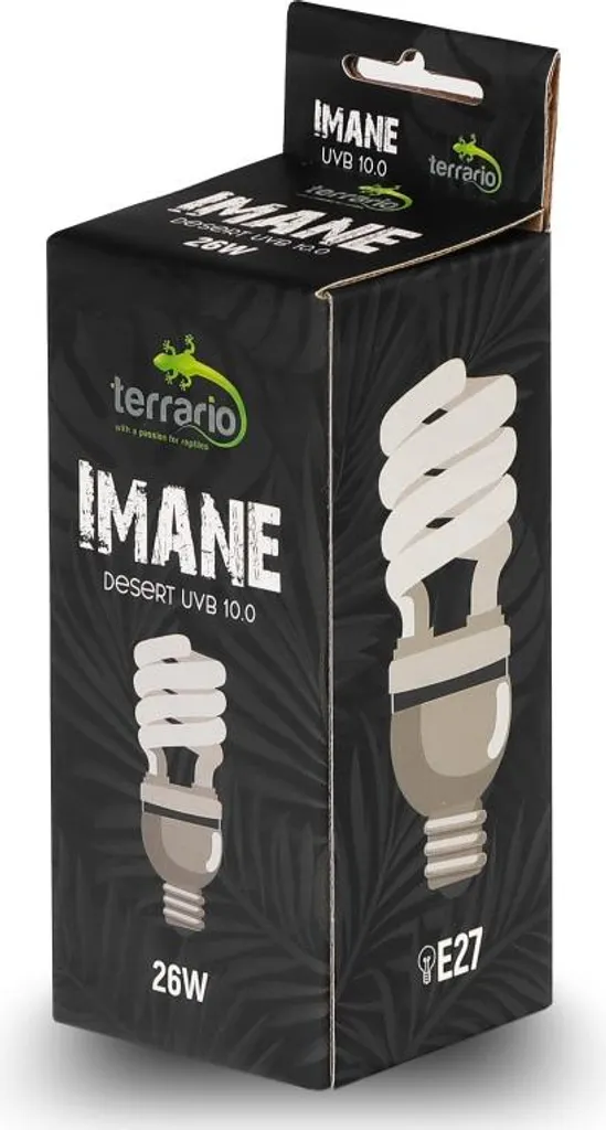 Terrario Imane Desert Ampoule Spirale UVB 10.0 26W pour Reptiles
