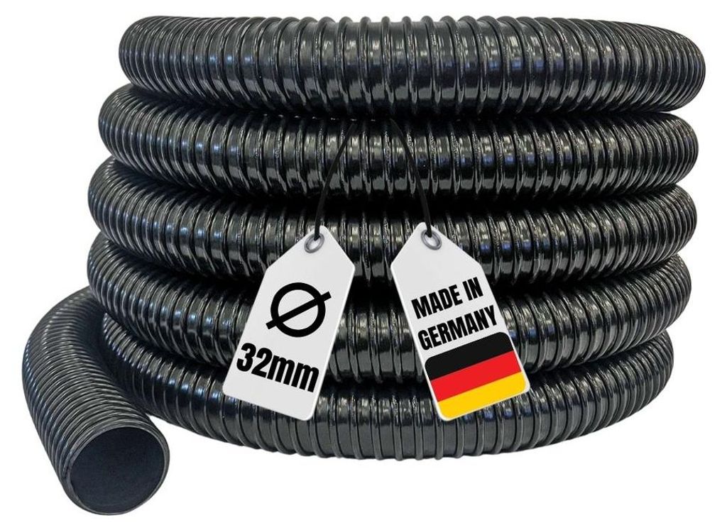 Teichschlauch Spiralschlauch Saugschlauch 32 mm 1 1/4" Produktbild 