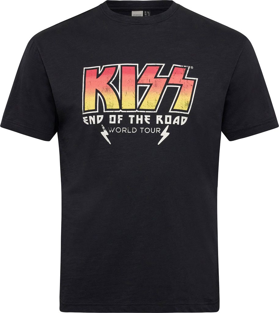 North56Denim XXL Fan T-Shirt KISS schwarz