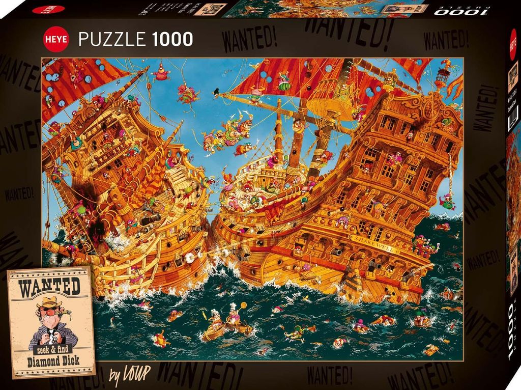 Heye Puzzle Diamond Dick, 1000 Teile, 1000 Stück(e), Kunst Produktbild 