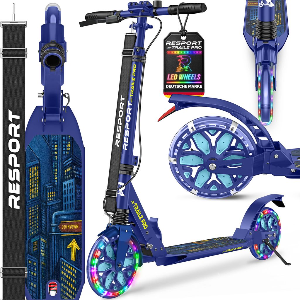 RE:SPORT® Cityroller für Kinder & Erwachsene mit LED, Produktbild 