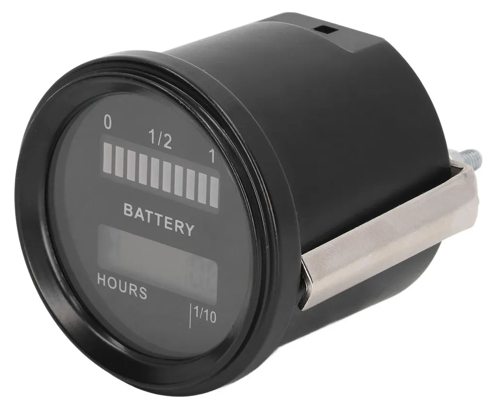 Jauge de batterie multifonctionnelle étanche IP65 pour tondeuse à gazon