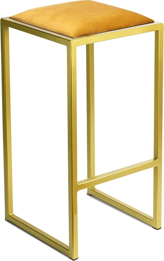 FERRO Chaise de bar 64 cm Or - Jaune - Chaise de bar Image du produit 