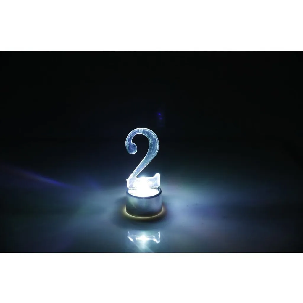 Lampe Décorative Lettre et Chiffre LED Accessoire Maison à Poser