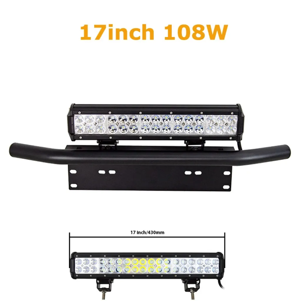 Barre lumineuse LED haute performance 108W étanche sans câble