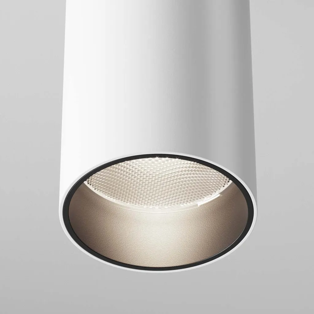Plafonnier LED apparent blanc : solution éclairage sans encastrer