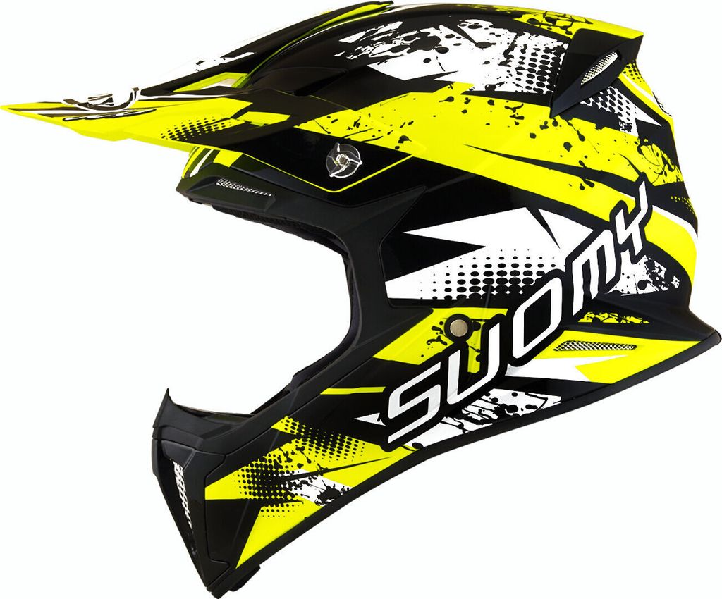 Suomy X-Wing Gap Motocross Helm, gelb/schwarz/weiß, XL Produktbild 