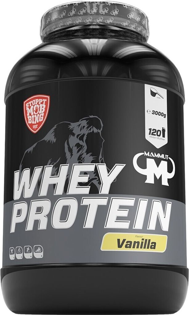 Mammut Nutrition - Whey Protein - 3000 g Dose, 1 x 3000 g Dose, Geschmack: Vanilla