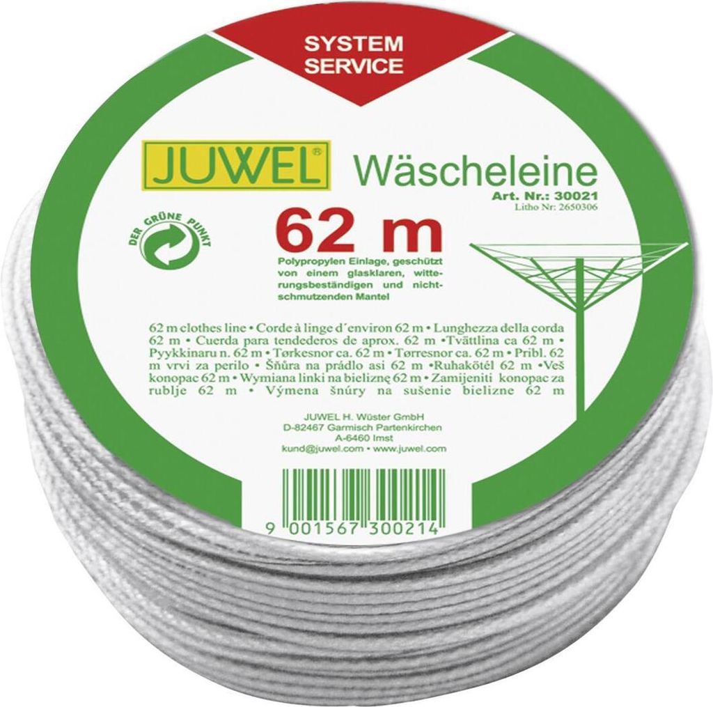 JUWEL Ersatzleine für Wäschespinnen 62m Produktbild 