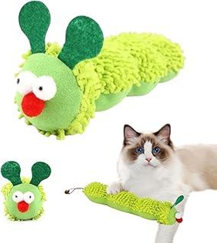 Katzenspielzeug Katzenminze Spielzeug Selbstbeschäftigung Interaktives Katzenkissen Katze Dental Spielzeug für Die Katzen Zahnpflege Zähne Reini...