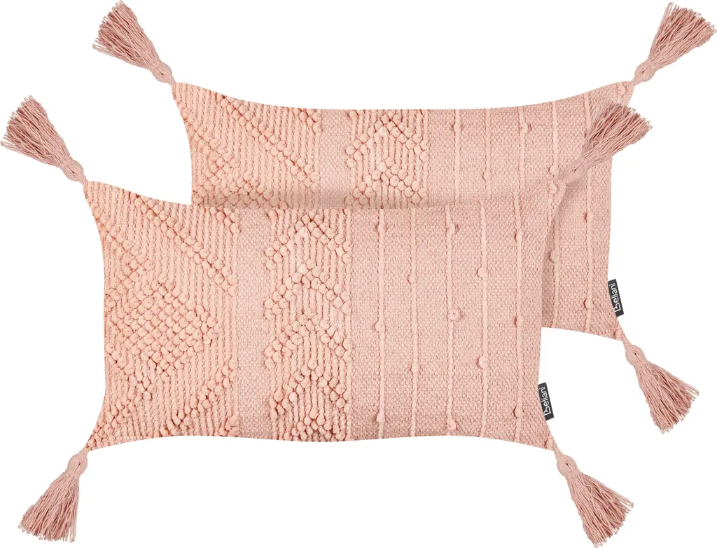 Oreillers Décoratifs Valvaria 30x50 cm en Coton Doux pour un Salon Élégant