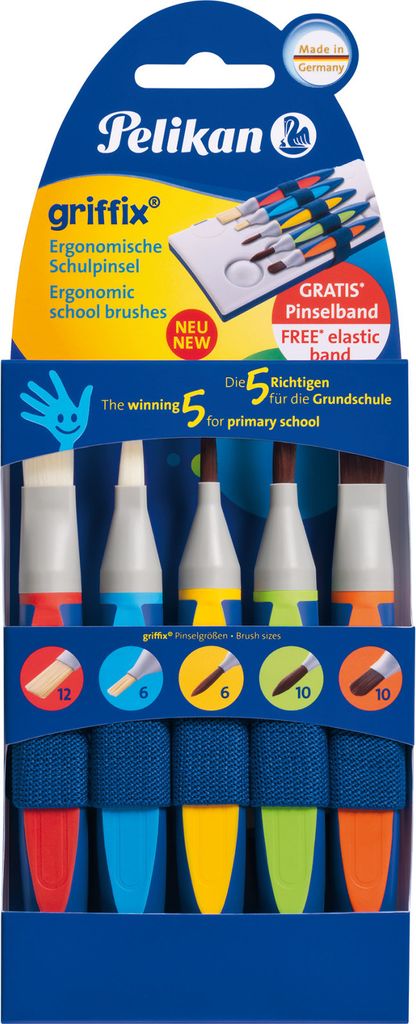 Pelikan griffix Schulpinsel-Starter-Set 5-teilig Produktbild