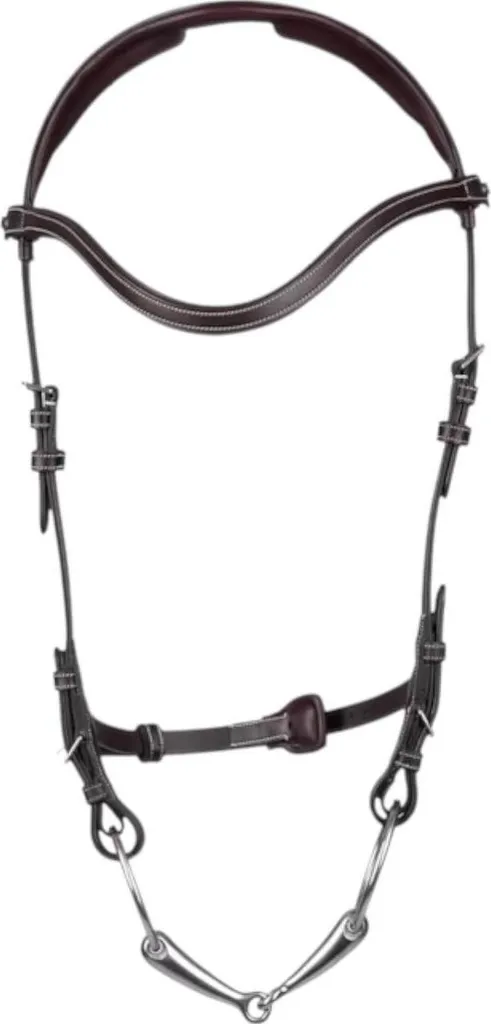 Bridon Helsinki Marron Cob PS of Sweden - Cuir Souple et Têtière Large
