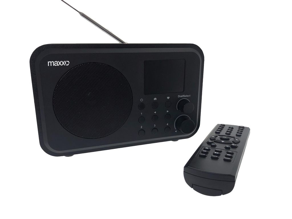 Maxxo DAB+ Internetradio DT02 mit Bluetooth, WLAN, Wecker, Produktbild 